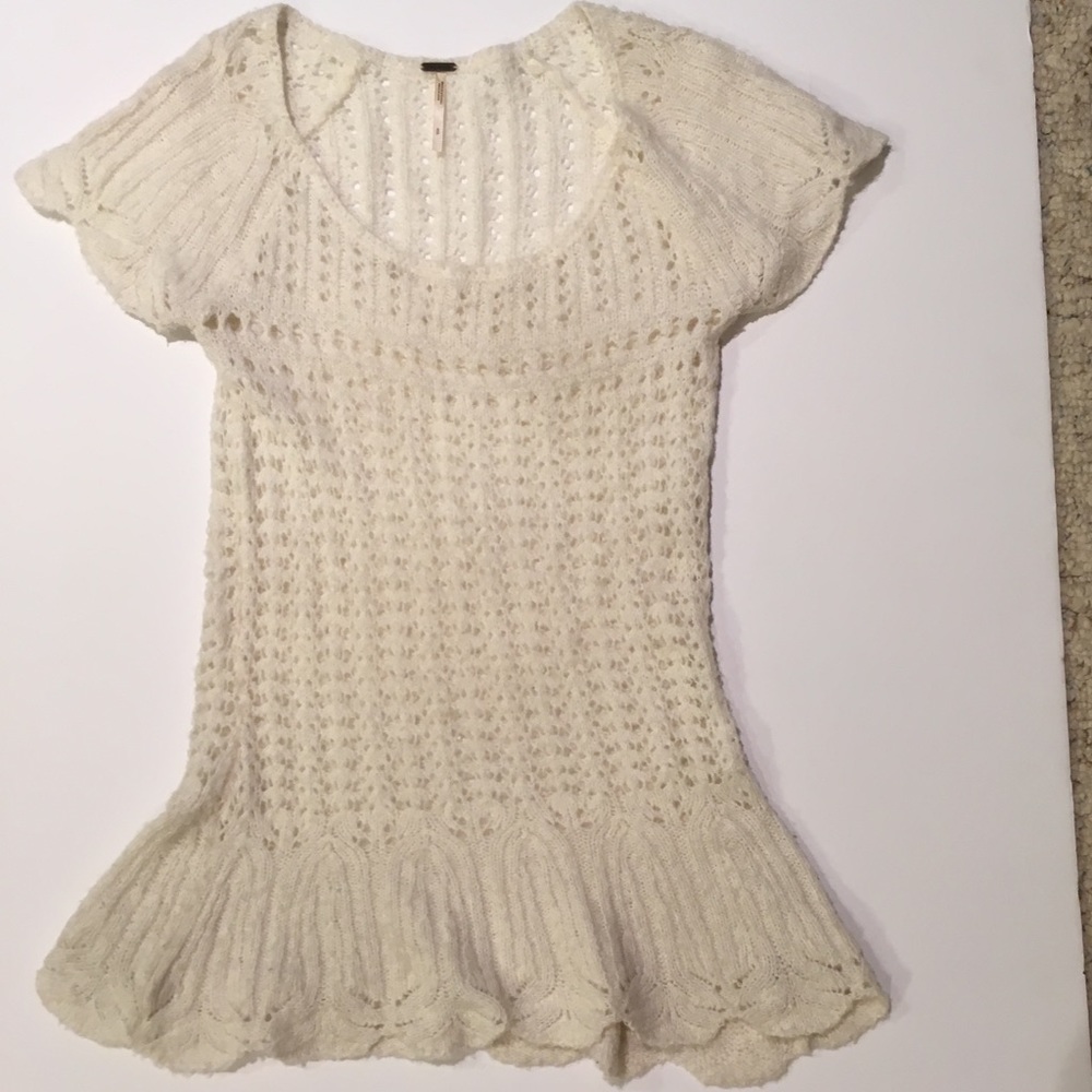 Free People Large Weave Sweater Dress